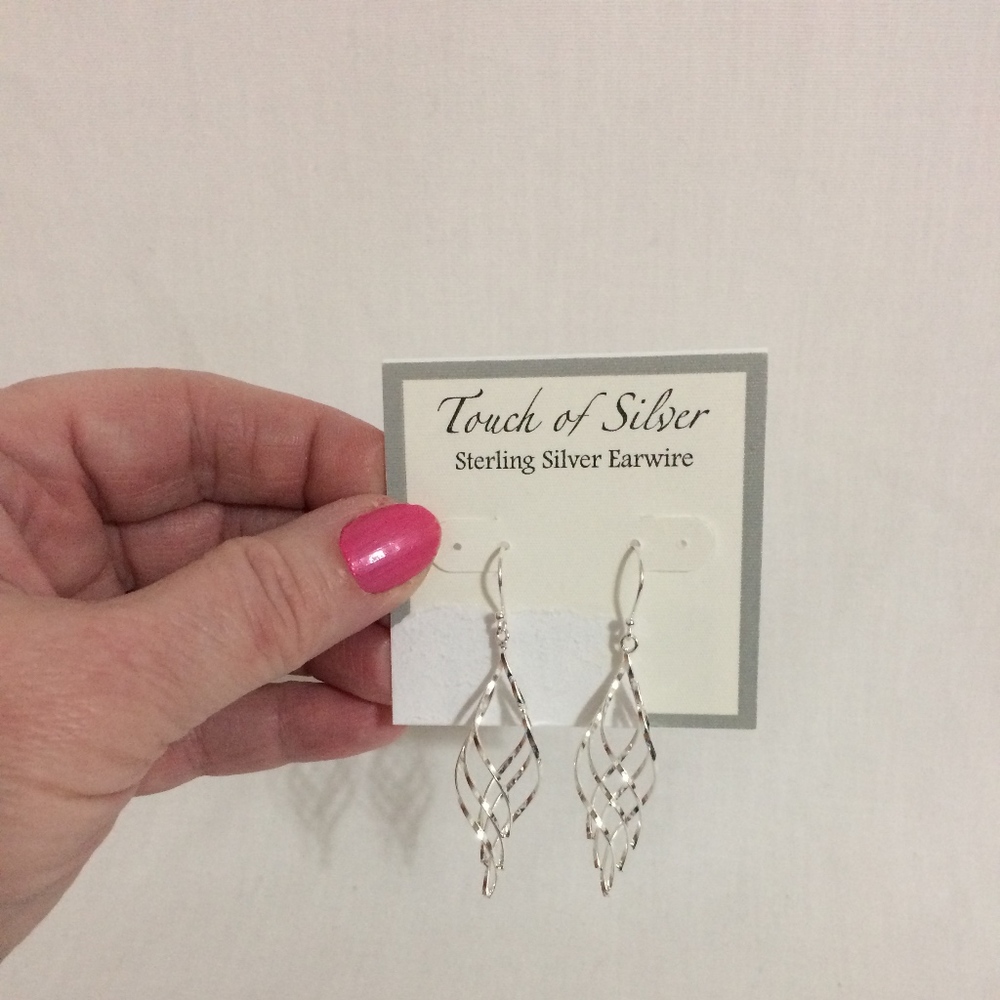 Touch of Silver Dangle Earrings